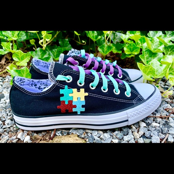 Autism Converse All Star Superwoman Ladies Shoe - Picture 5 of 6